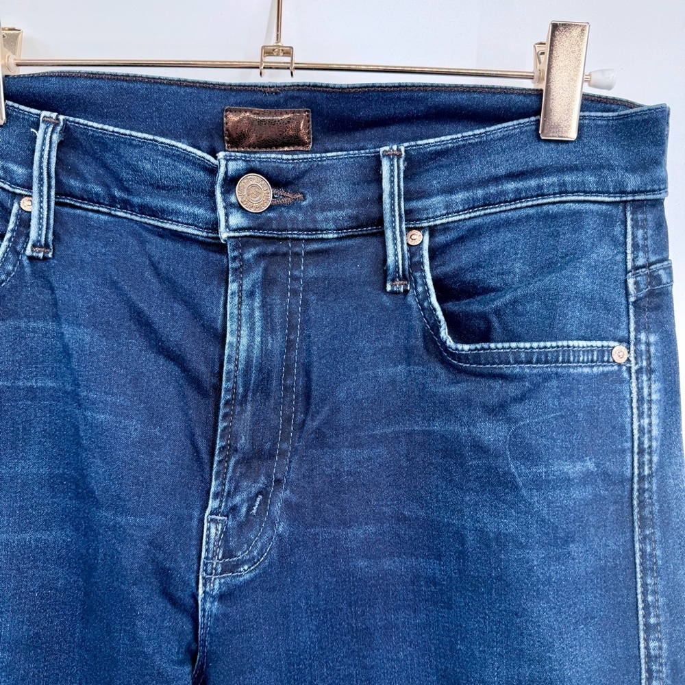 MOTHER The High Waisted Rascal Jeans In Body Electric - Picture 6 of 11